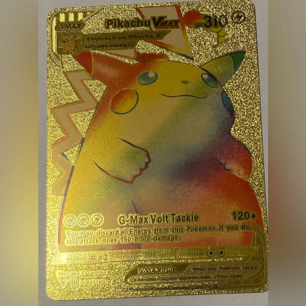 rare mewtwo pokemon card Pikachu VMax - 044/185 Full Art Ultra Rare main image 1